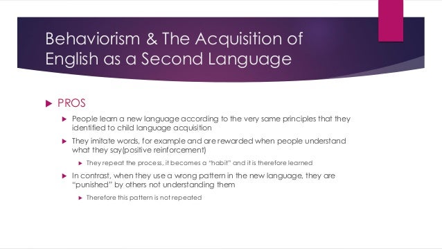 Presentation On Behaviorism Presentation On Behaviorism