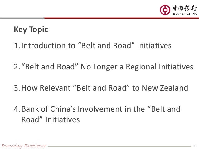 Presentation on belt and road