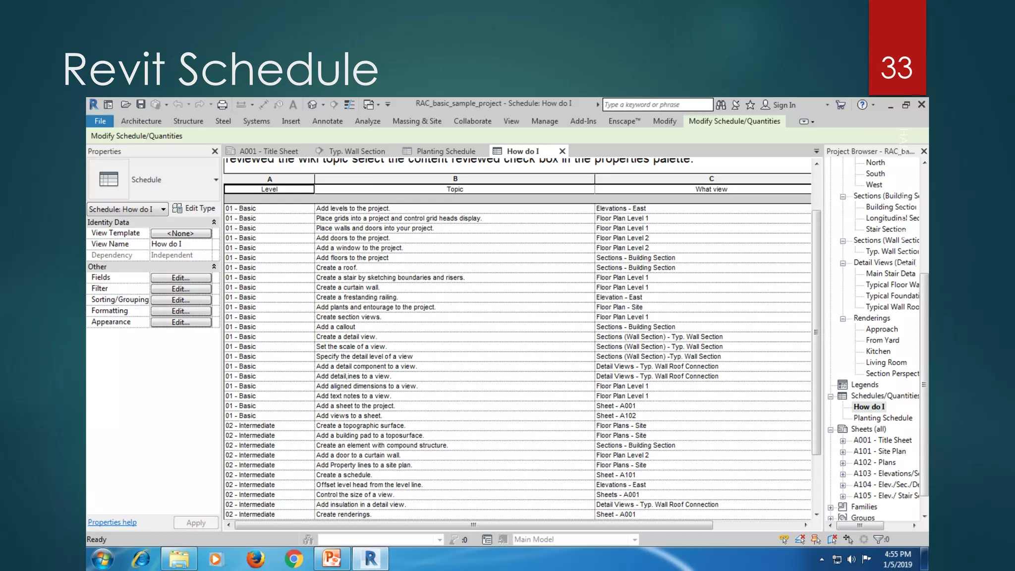 Revit Schedule 33
 