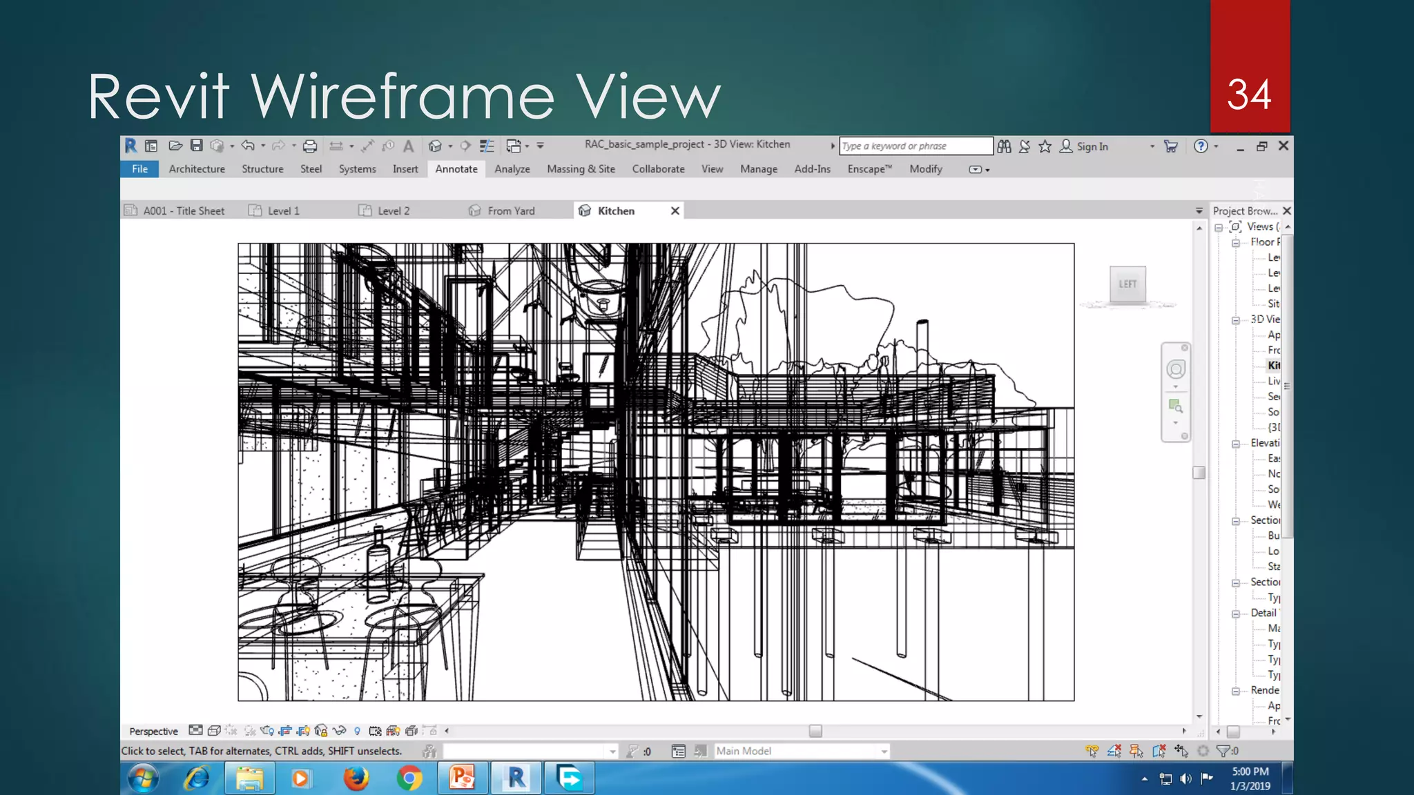 Revit Wireframe View 34
 