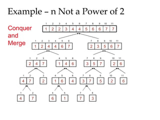 Presentation on binary search, quick sort, merge sort and problems | PPT