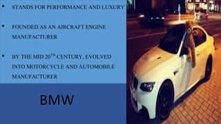 MARKETING CASE STUDY ON BMW | PPT