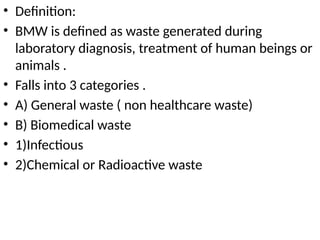 presentation on biomedical waste managementpptx | PPT
