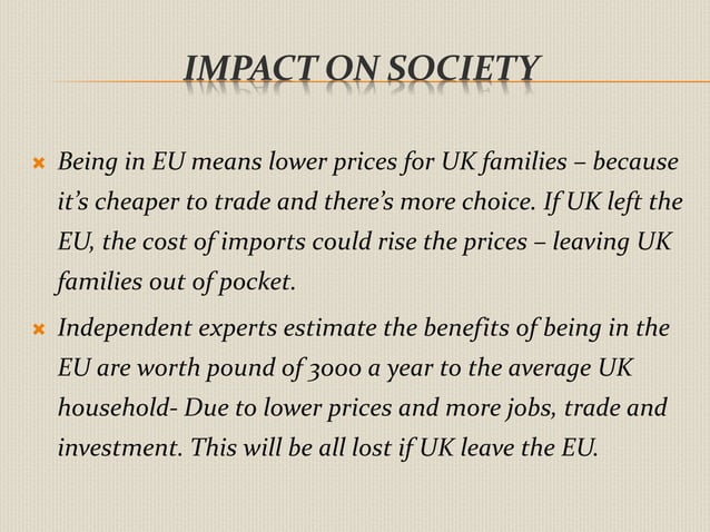 Presentation on Brexit | PPTX | Currencies | Economy
