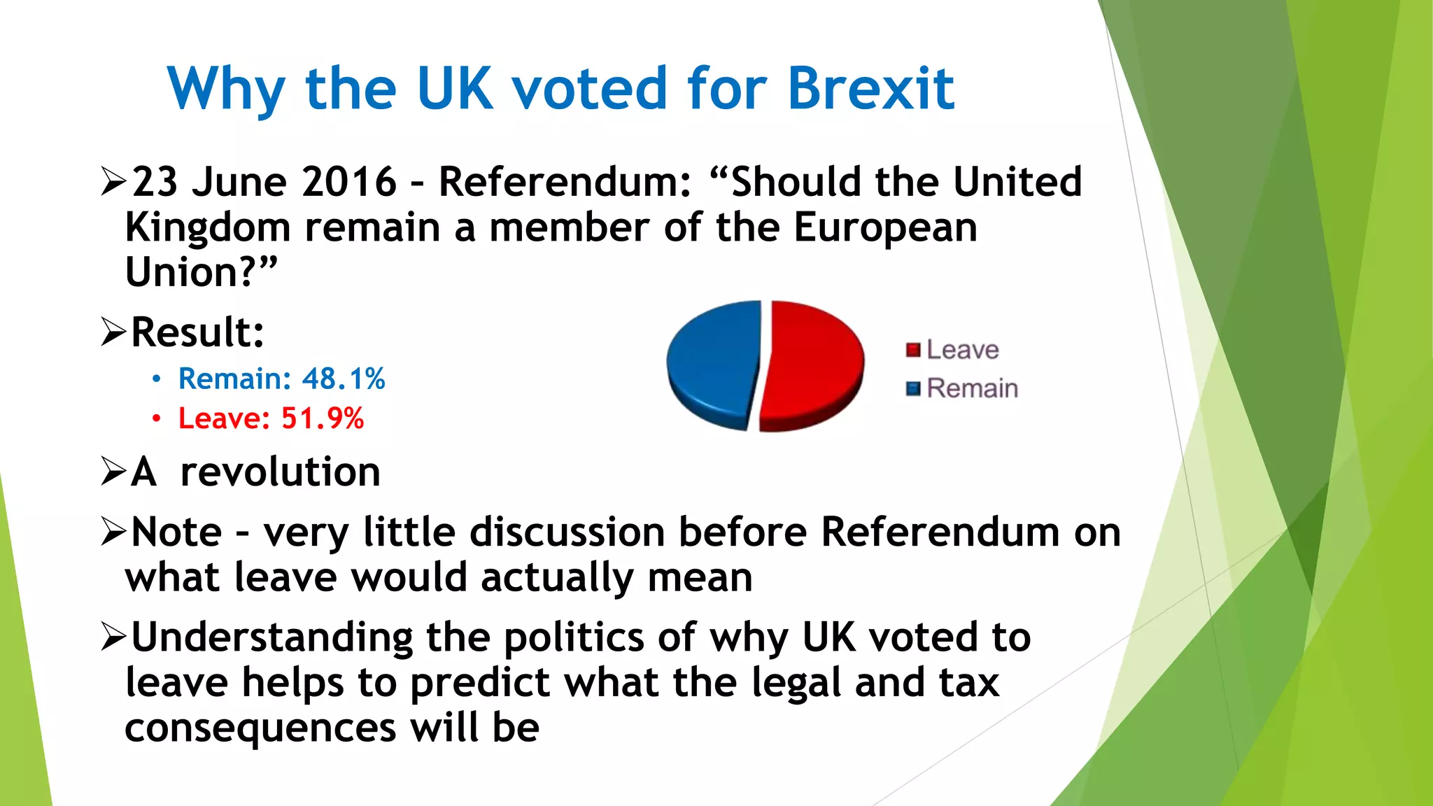 Presentation on Brexit | PPTX