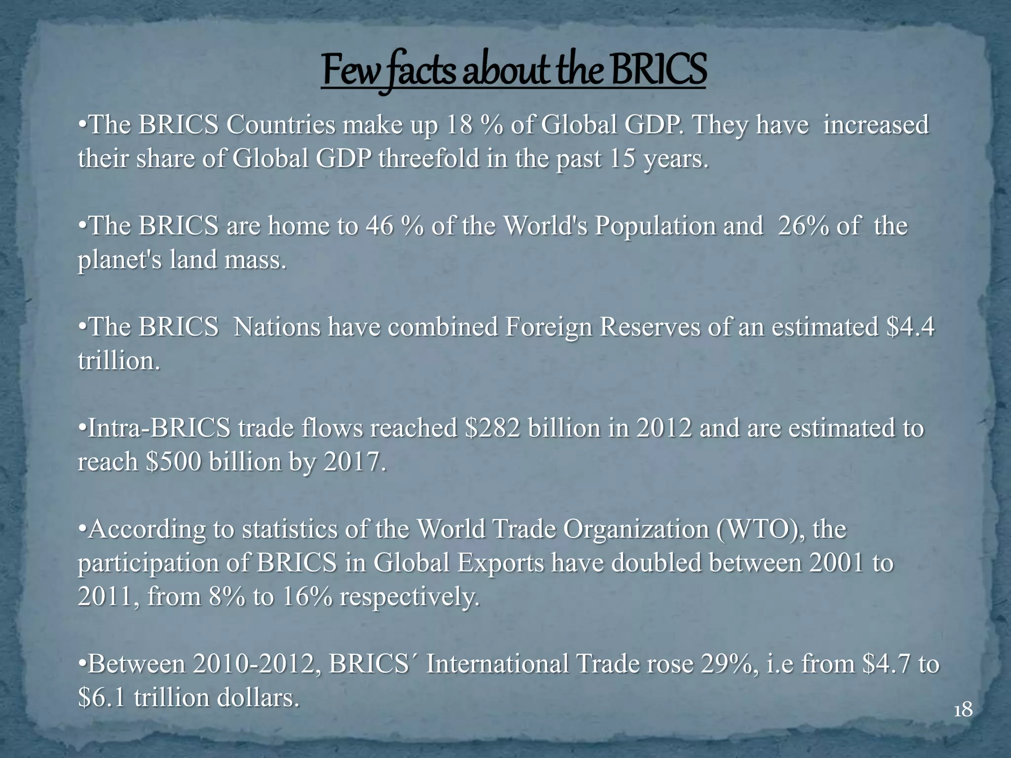 Presentation on brics | PPTX