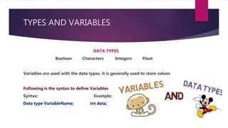 Presentation on C++ programming | PPTX