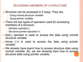 Presentation on c structures | PPT