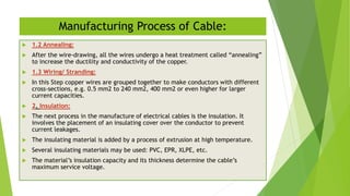 Presentation on cables | PPTX