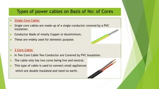 Presentation on cables