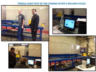 TENSILE LOAD TEST OF THE STRAND AFTER 2 MILLION CYCLES
1
 
