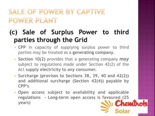 Presentation on captive power plants | PDF