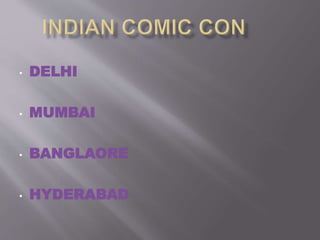 DELHI 2011 HYDERABAD 2015
 