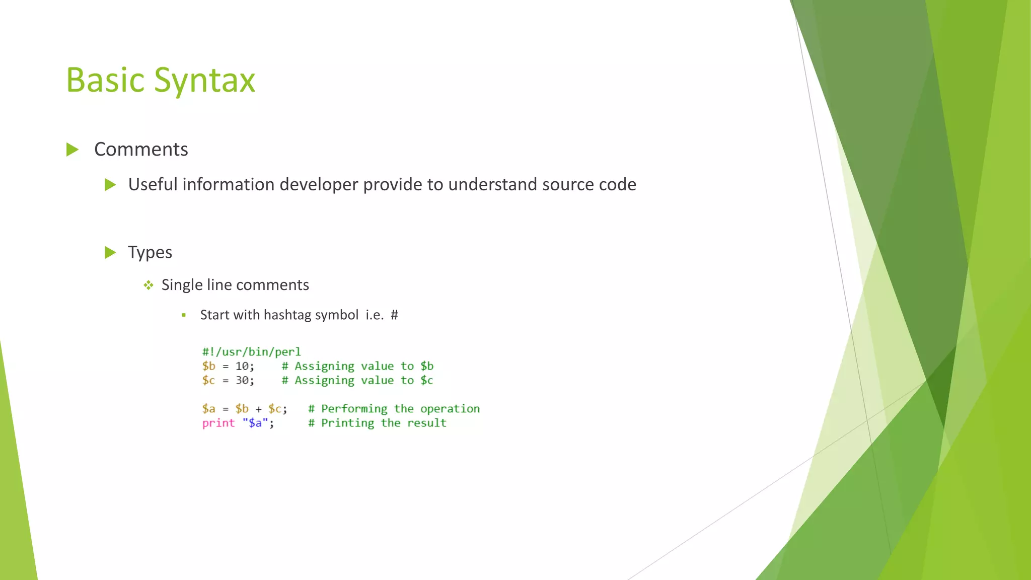 Presentation on CGI (PERL) | PPT