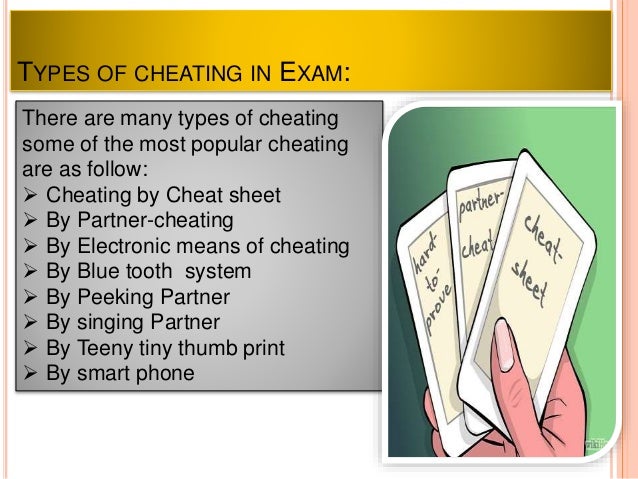 essay about cheating in exam