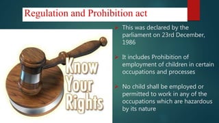 Presentation on child labour | PPTX