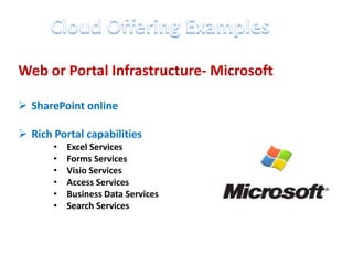  Lauren C. State 1 of d cloud blogger:
      • Cloud computing will allow everybody to be a service provider.

      • Em...
