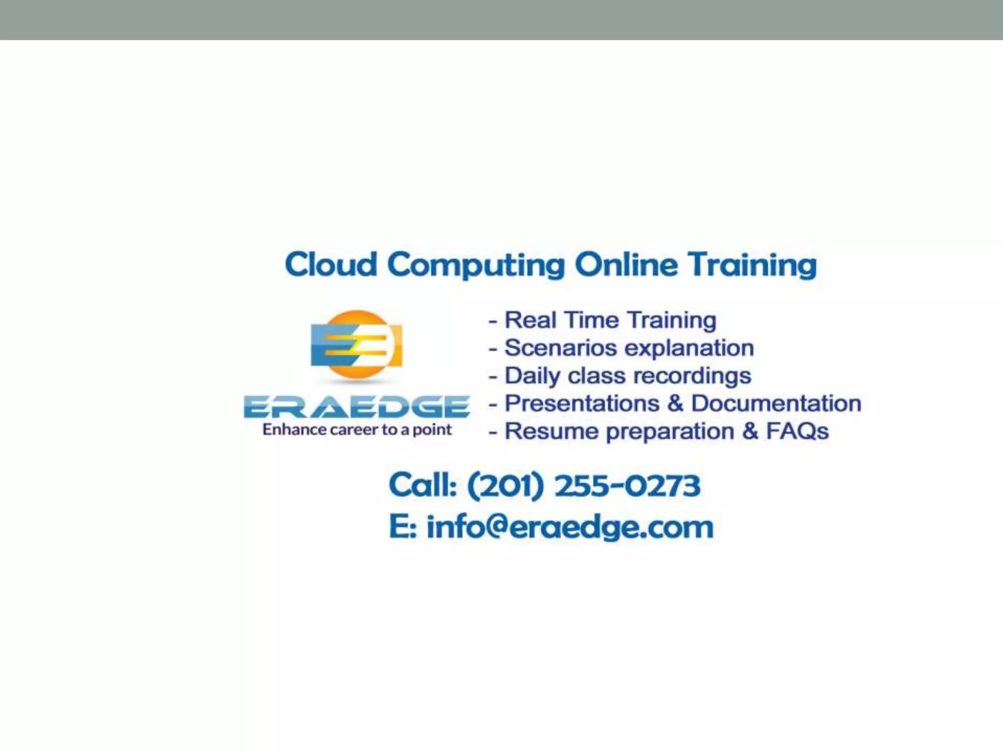 Cloud Computing Overview - EraEdge