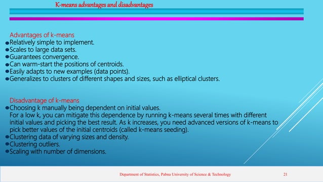 Presentation on K-Means Clustering | PPTX | Computing | Technology ...
