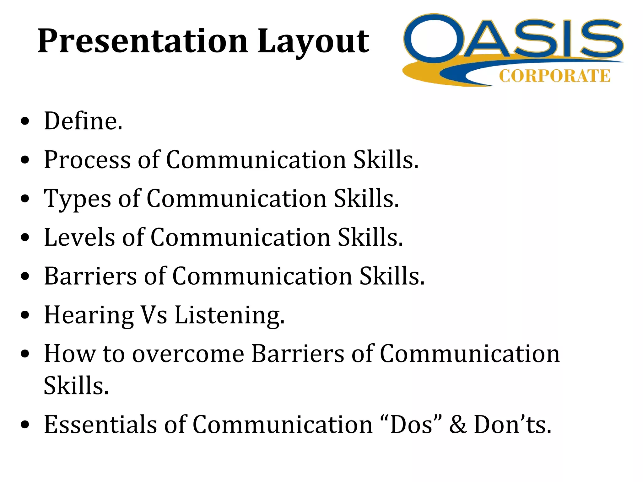Presentation on Communication Skills | PPT