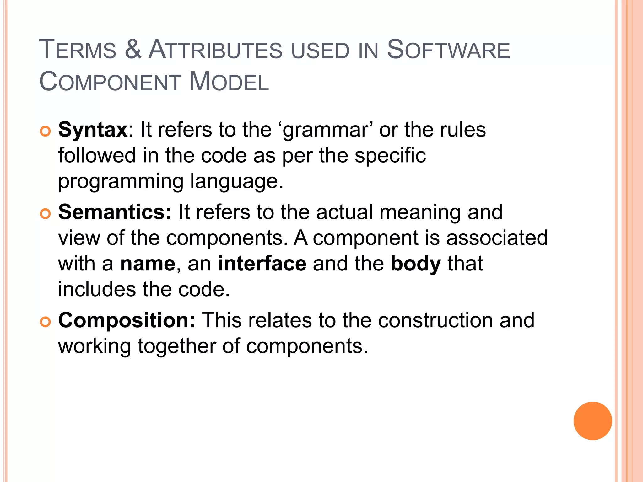 Presentation on component based software engineering(cbse) | PPTX