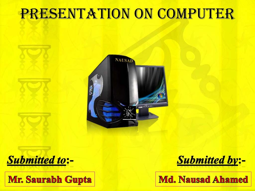 paper presentation on computer