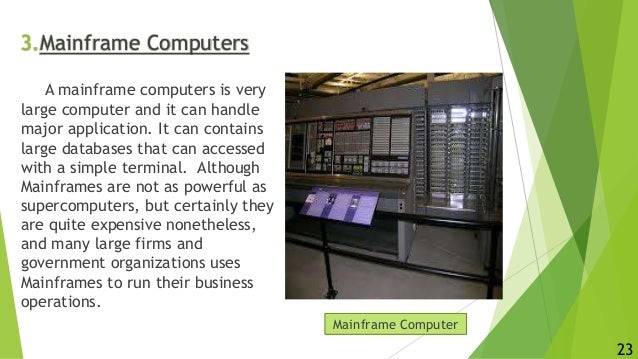 Types Of Computer 22 23 3 Mainframe Computers