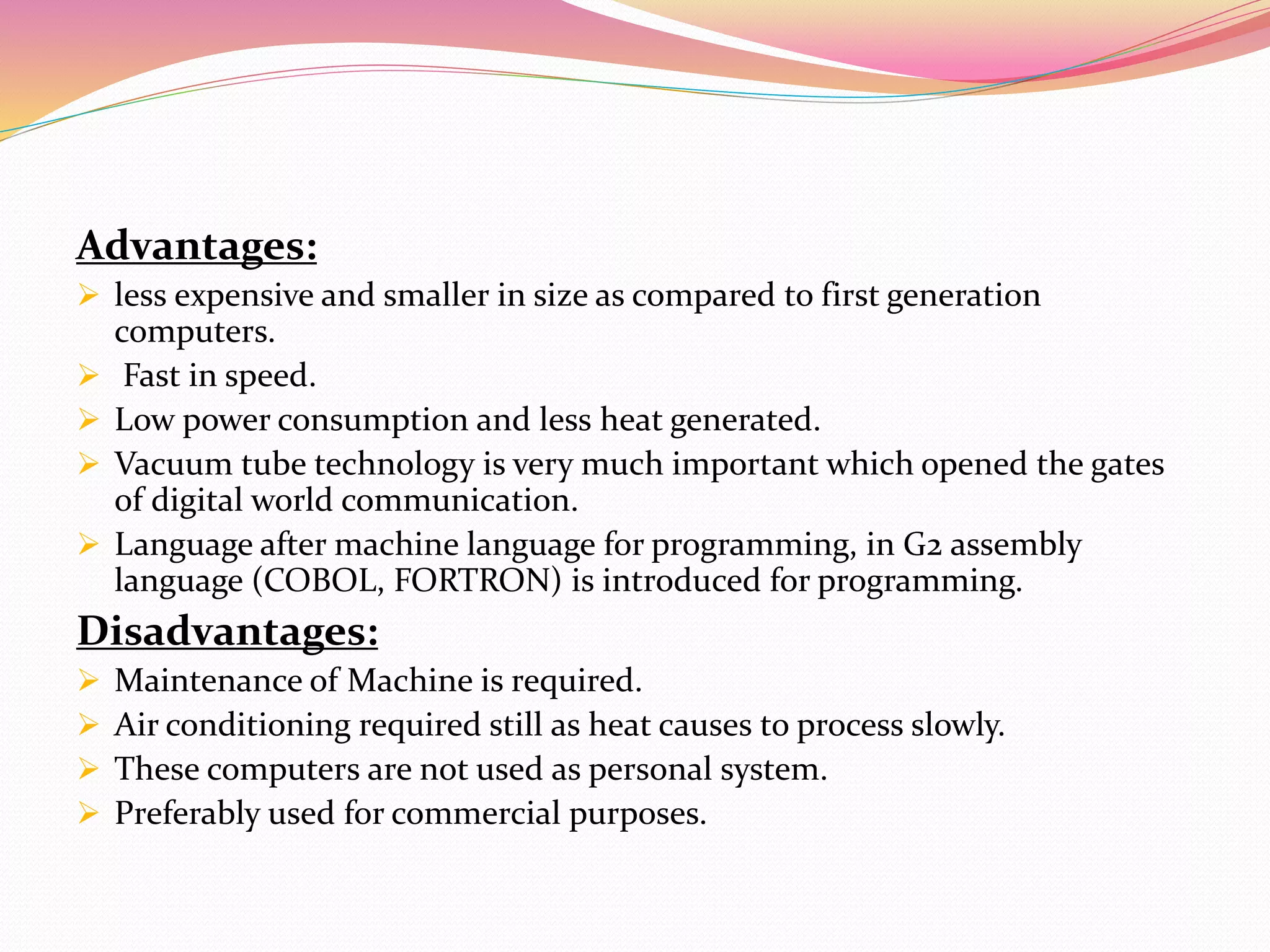 Presentation On Computer Generation Pptx
