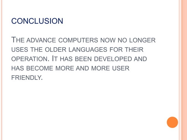 Presentation on computer language | PPTX | Programming Languages ...