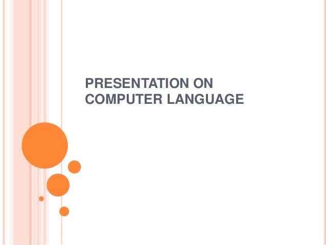 presentation-on-computer-language