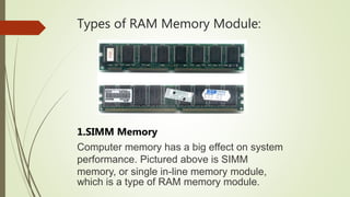 Presentation on computer ram | PPTX