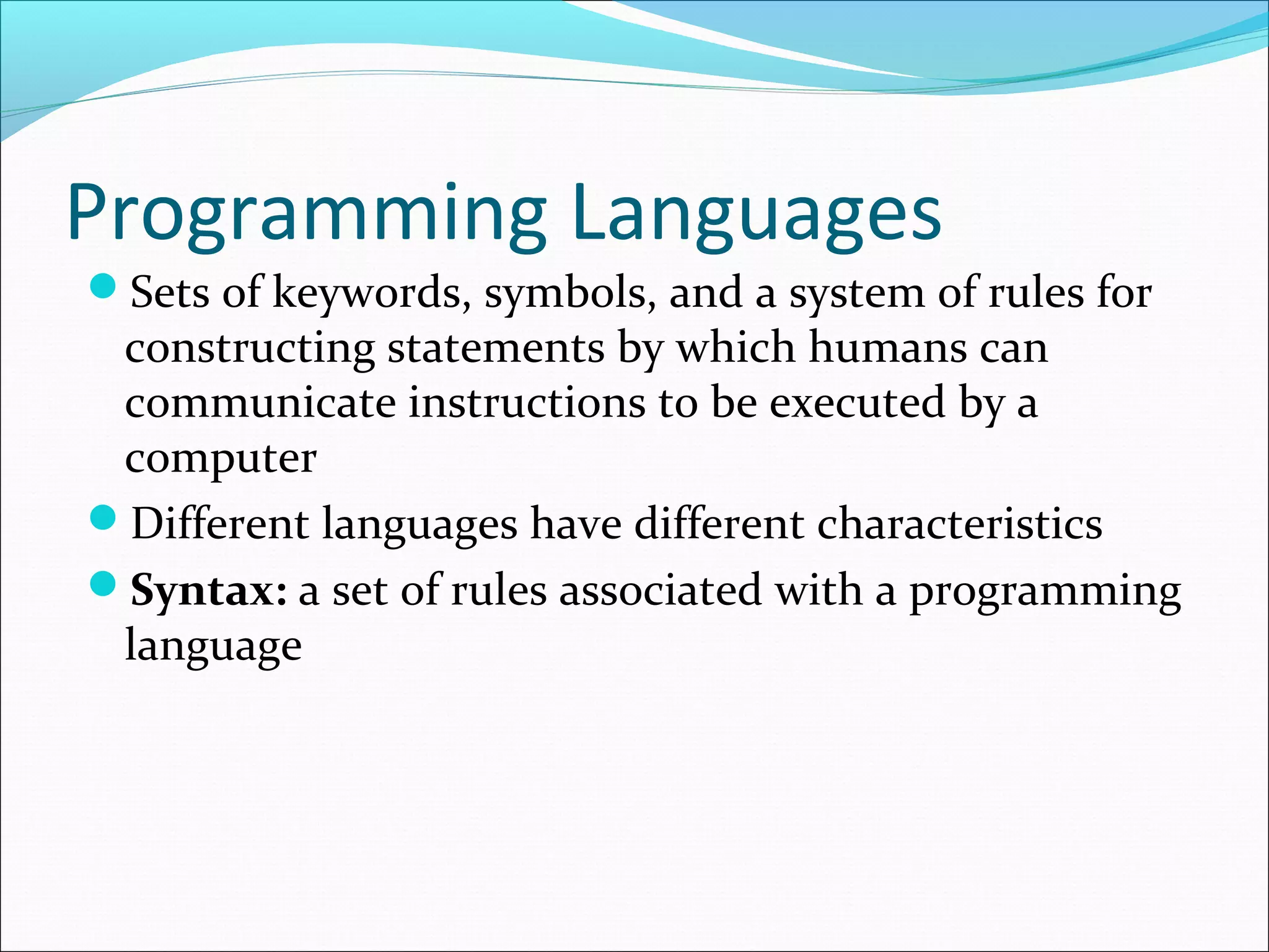 Presentation on computer software | PPT