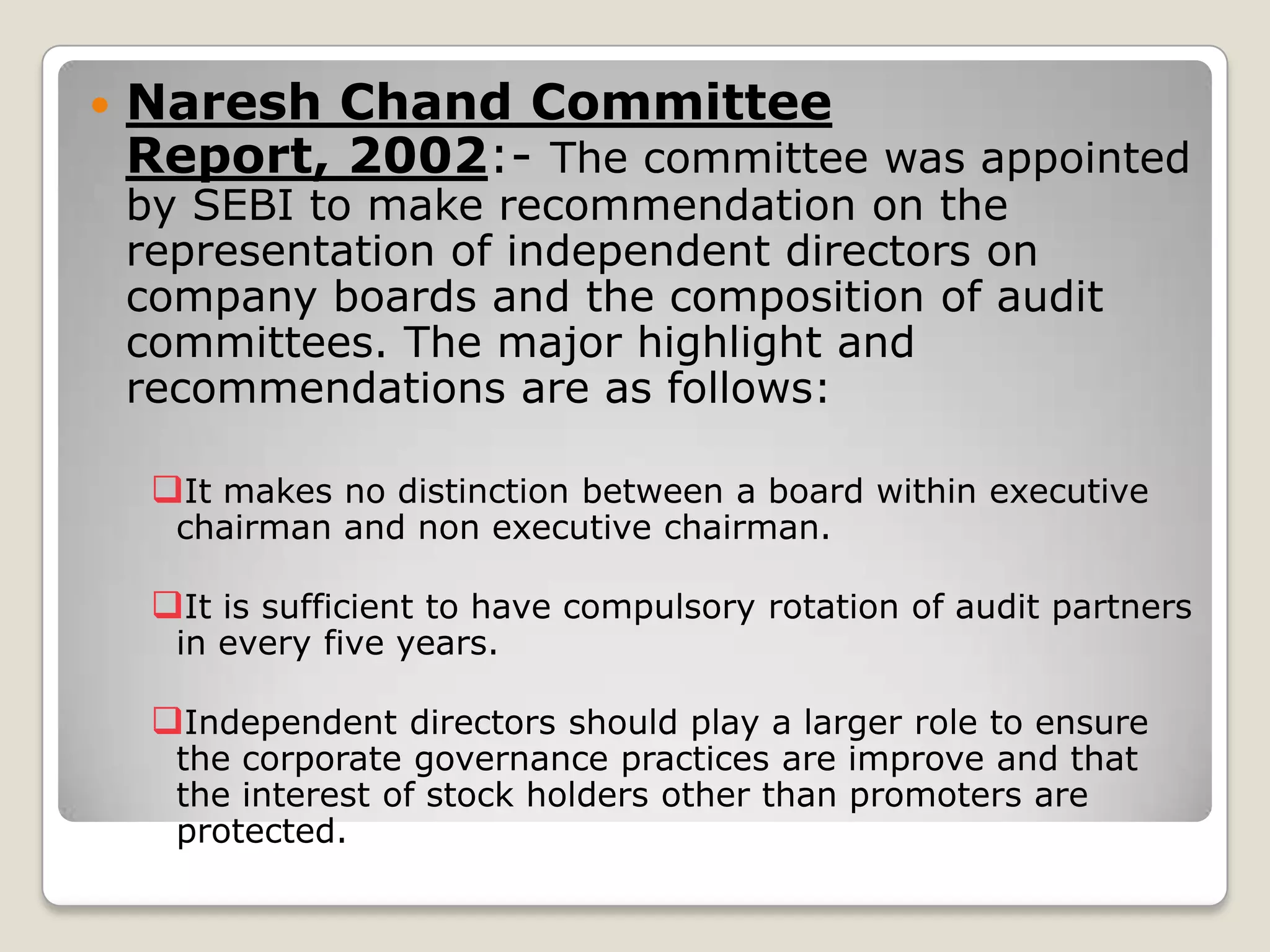 Pre Requisites……A proper system, consisting of clearly defined an adequate structure of roles, authority and responsibility.Vision, principles and norms which indicate development path, guidelines and norms for performance.A proper system for guiding, monitoring, reporting and controlling.