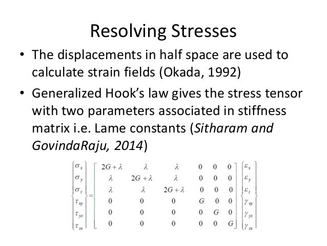 Presentation On Coulomb Stress earthquake Triggering 