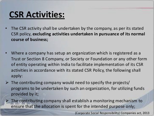 Corporate Social Responsibility