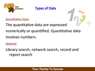 Comprehensive Guide to Data Types, Sources, and Indicators for ...
