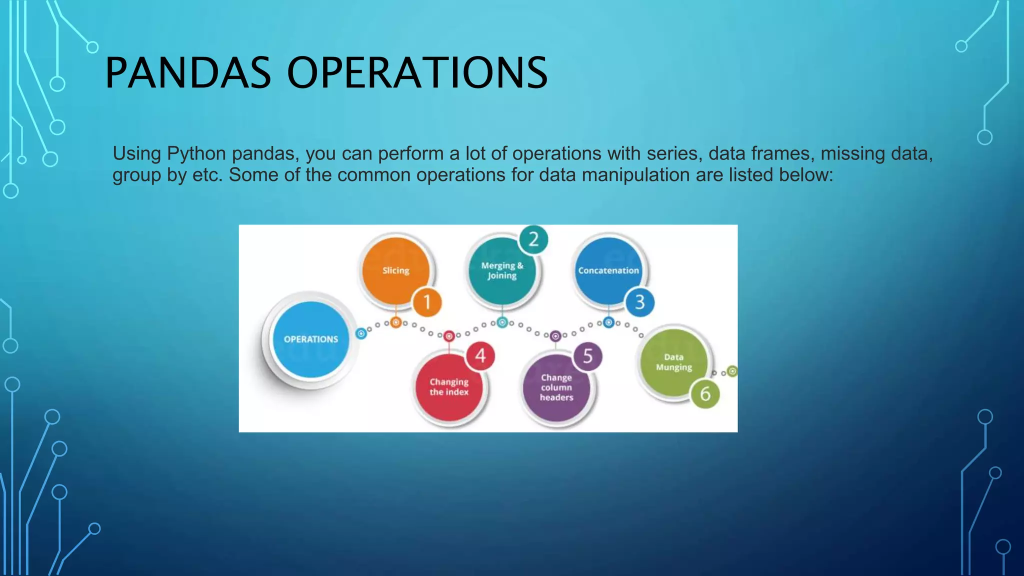 Presentation on data preparation with pandas | PPTX