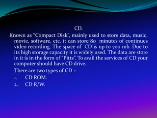 Computer Memory | PPTX