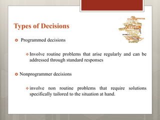 Presentation on decision making | PPTX