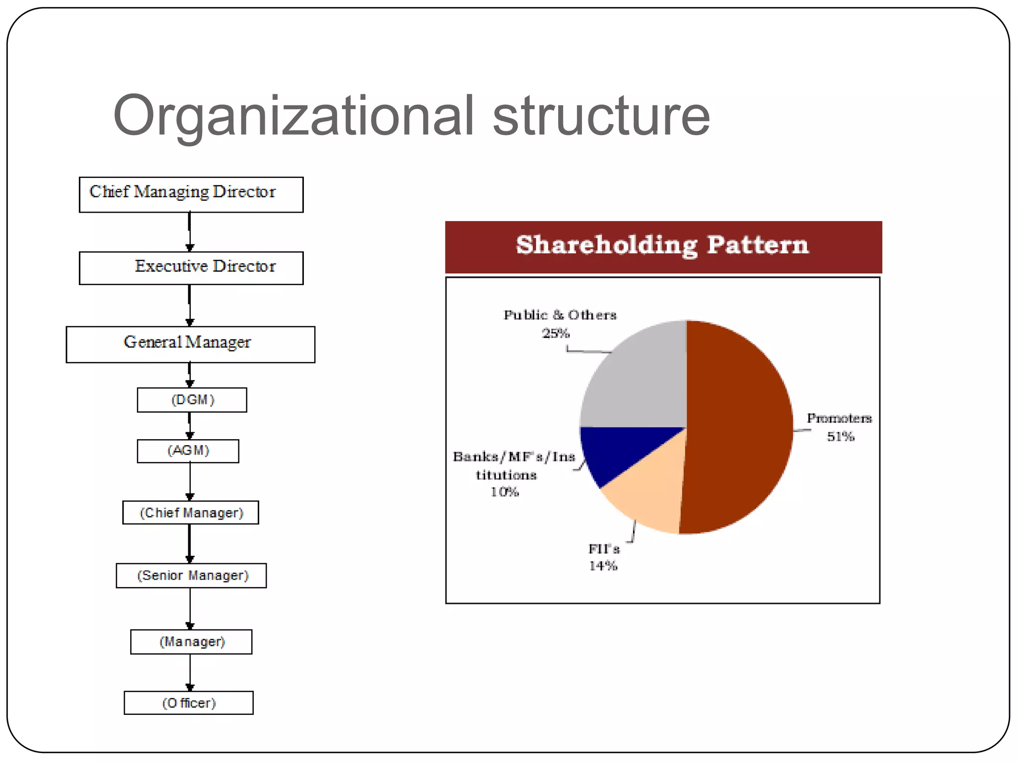 Organizational structure