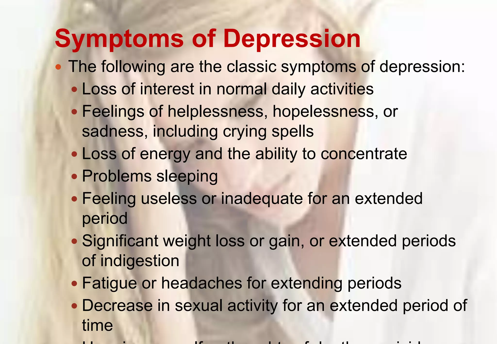 A SIMPLIFIED APPROACH TO DEPRESSION | PPTX