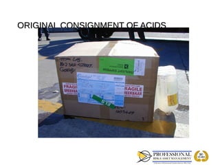ORIGINAL CONSIGNMENT OF ACIDS
 