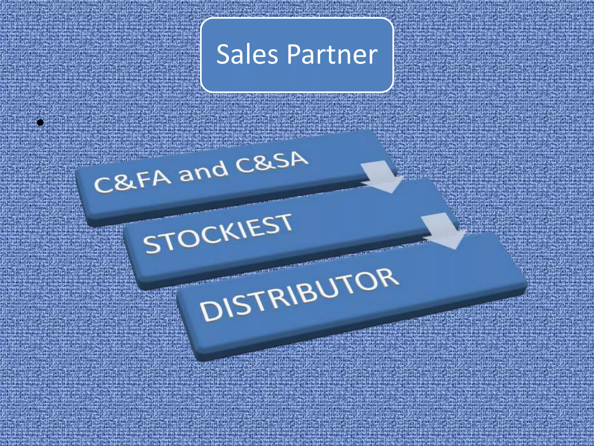 Sales Partner 
• 
 