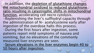 glutathione hepatotoxicity Hepatotoxicity is a global health problem with a scarcity of treatment