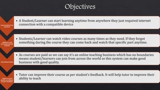 Presentation on e learning management system | PPTX