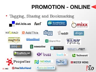 PROMOTION - ONLINE Tagging, Sharing and Bookmarking 06.  IMC 