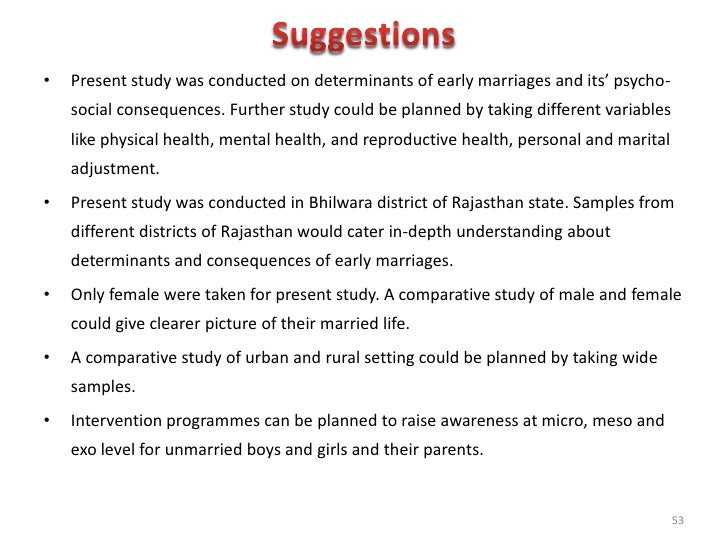 Essay on early child marriage