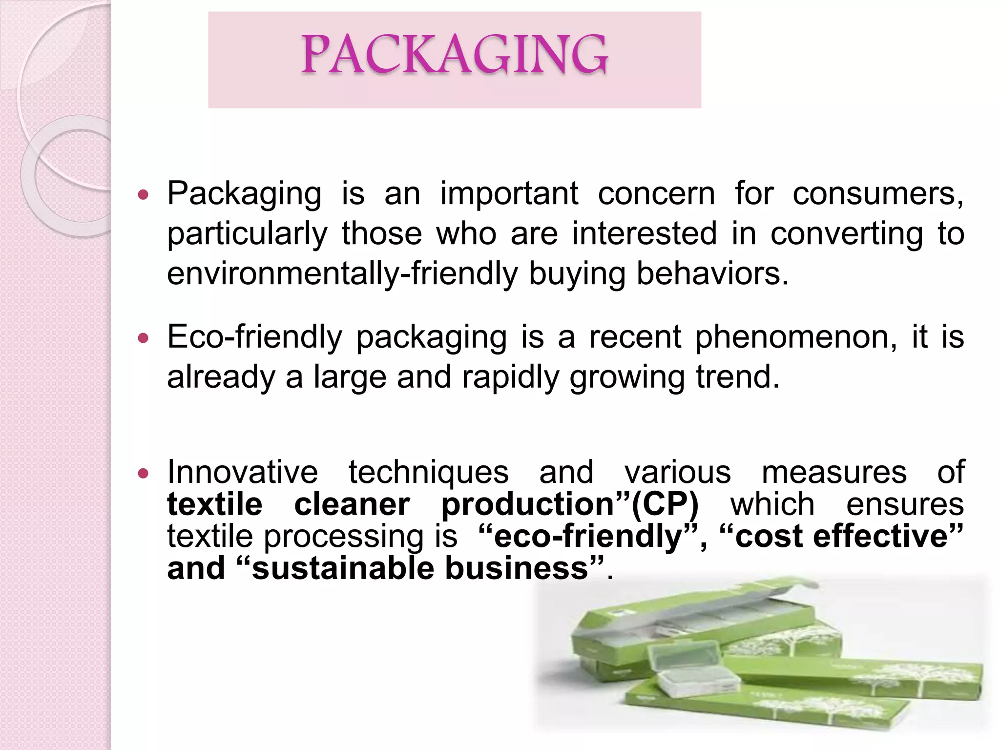 Presentation on eco friendly packaging materials | PPTX