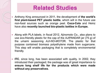 Presentation on eco friendly packaging materials | PPTX