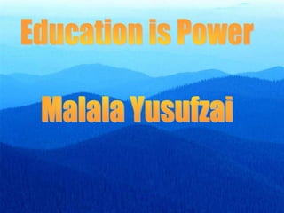 Presentation on education is power